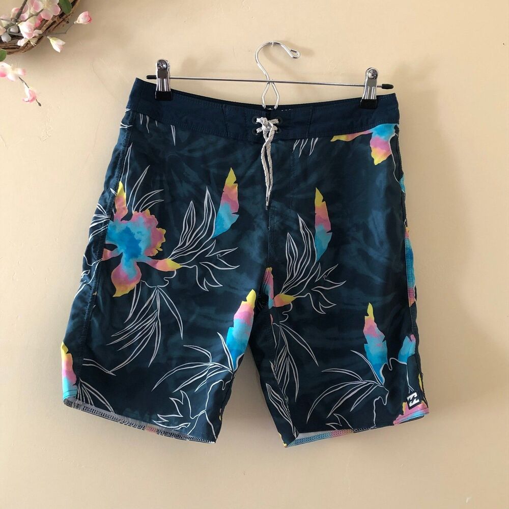 Billabong Men's Swim Short Trunk Tropical Size 28